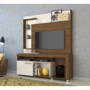 Home Theater Ícaro 160m para TV`s até 50 Polegadas - Naturale/Off White Madetec