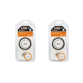 Kit 2 Timer Temporizador Programador Analógico Bivolt Foxlux