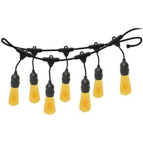 Varal De Luzes 10m Bivolt Com 10 Lâmpadas Amarelas 220v Foxlux