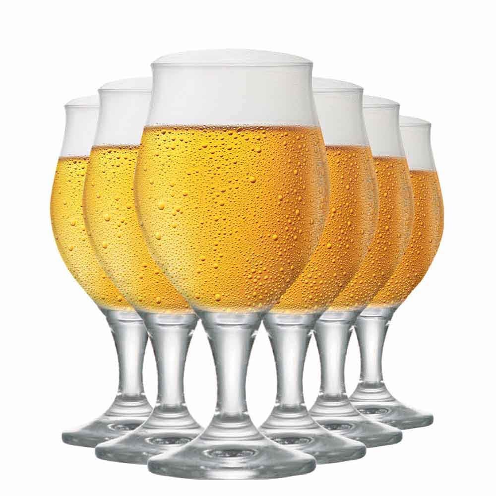 Taça de Cerveja de Cristal Elsab 6pcs