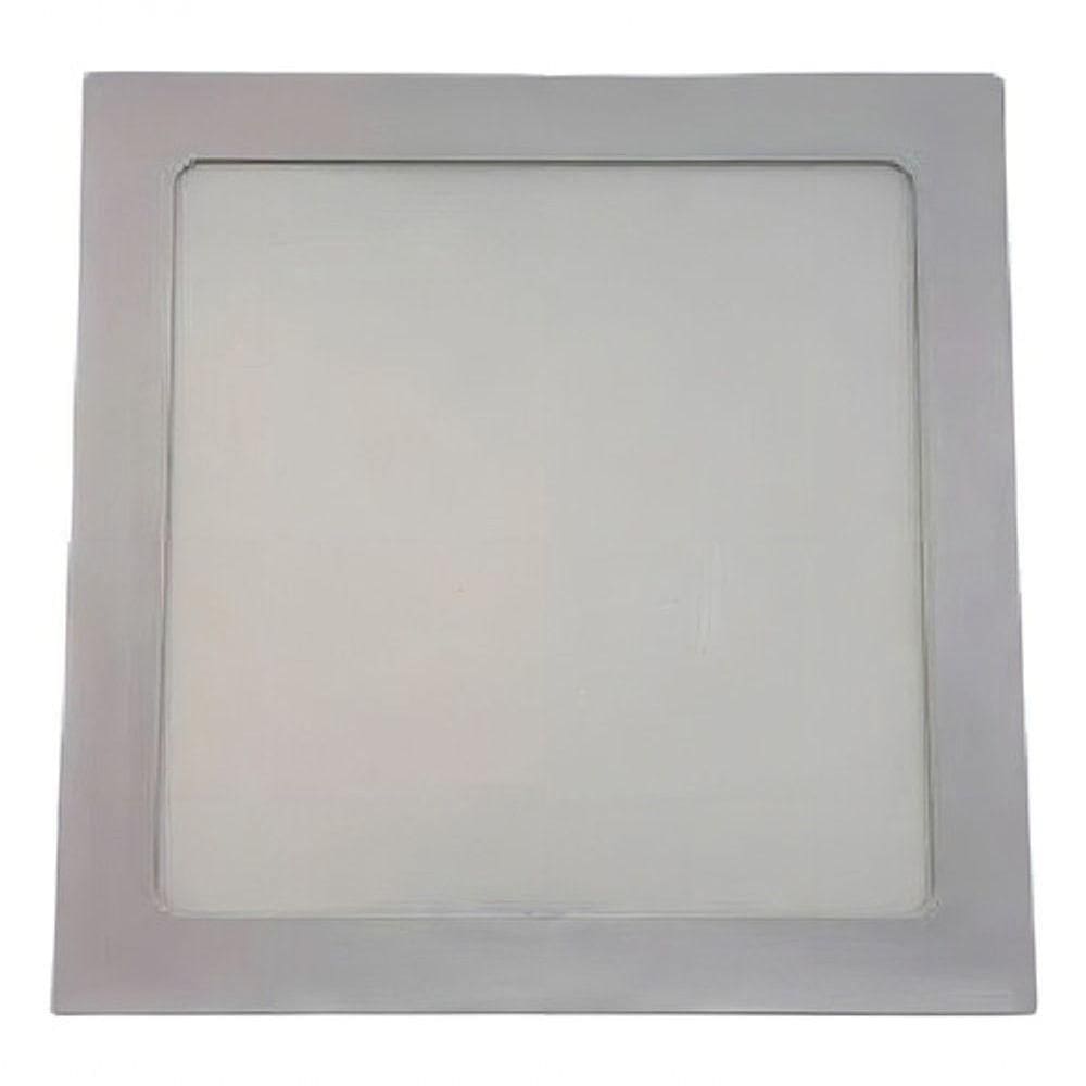 Painel Led 16,7x16,7 Quadrado Branco Embutir 18w 3000k Foxlux