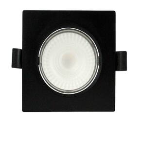 Spot Led 7w Quadrado 6500k Preto Bivolt Foxlux