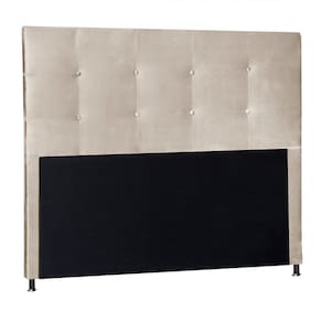 Cabeceira Berlim 90 Cm Cama Box Solteiro Suede Bege