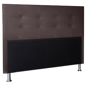 Cabeceira Berlim 90 Cm Para Cama Box Suede Marrom