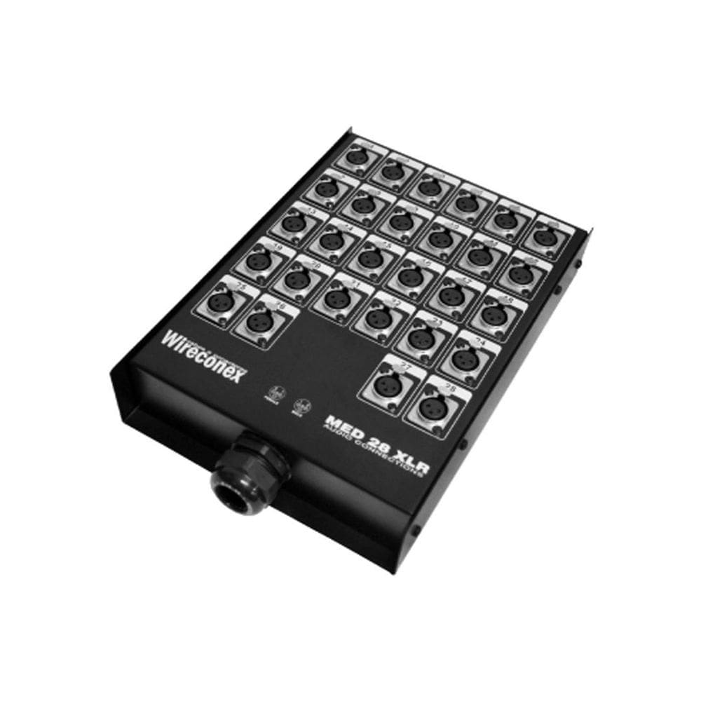 Painel Multicabo 28 Vias Xlr - Medusa Wireconex