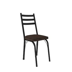 Kit Com 2 Cadeiras Europa 141 Com Base Preto Para Cozinha