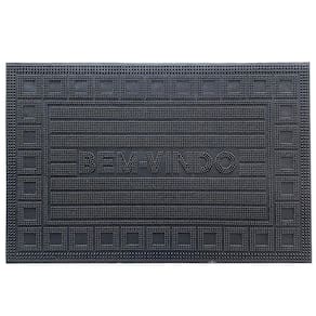 Capacho De Borracha Tapete De Porta Entrada 60X40Cm Uzoo
