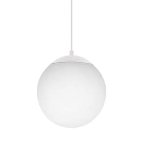 Lustre Pendente Blumenau Globb E27 Bivolt Leitosa