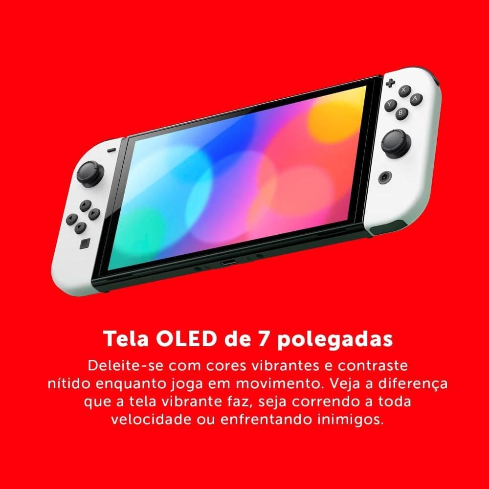 Nintendo Switch Oled Com Mk8 Sys 64gb | Casas Bahia