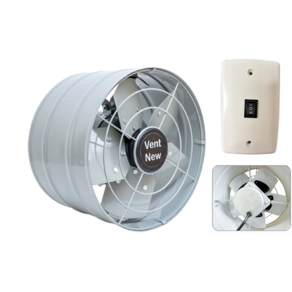 Exaustor Axial 30cm Vent New vazão 5040m³/h motor blindado