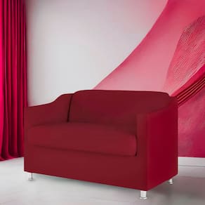 Namoradeira Bia Decorativa Reforçada Recepção Clinica Salão Sala De Estar Suede Marsala