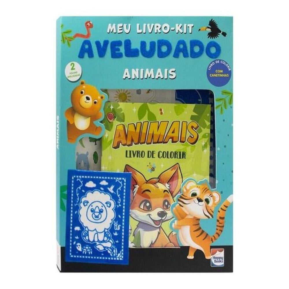 Meu Livro Aveludado: Animais