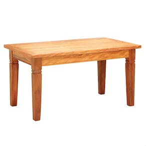 Mesa de Jantar 1,7 M Madeira Maciça Natural
