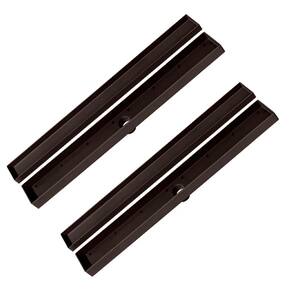 Kit 2 Ralo Oculto Linear Embutir 5X50 Porcelanato Marrom