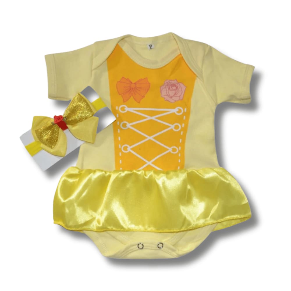 Kit Body Bela Com Laço Mesverssario