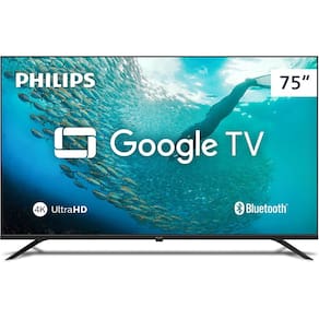 Smart Tv Philips 70 4k Google Tv Comando De Voz 70pug7019