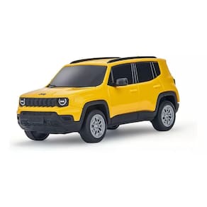 Carrinho Jeep Renegade Amarelo 1/30 com Chaveiro - Usual