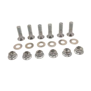 Kit 6 Parafuso Coroa C/Porca Nxr Bros 150 Xr Tornado 250