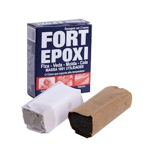 Adesivo Epóxi Fort 50g Massa Multiuso - Tudo em Caixa