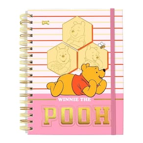 Caderno Colegial 80 Folhas Espiral Smart Ursinho Pooh - DAC
