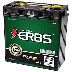 Bateria Selada ERBS 6ah 12V ETX6LBS C100 MTX125 NH80