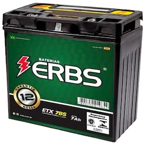 Bateria Selada ERBS 7ah ETX7BS CB300F 2015 a 2016