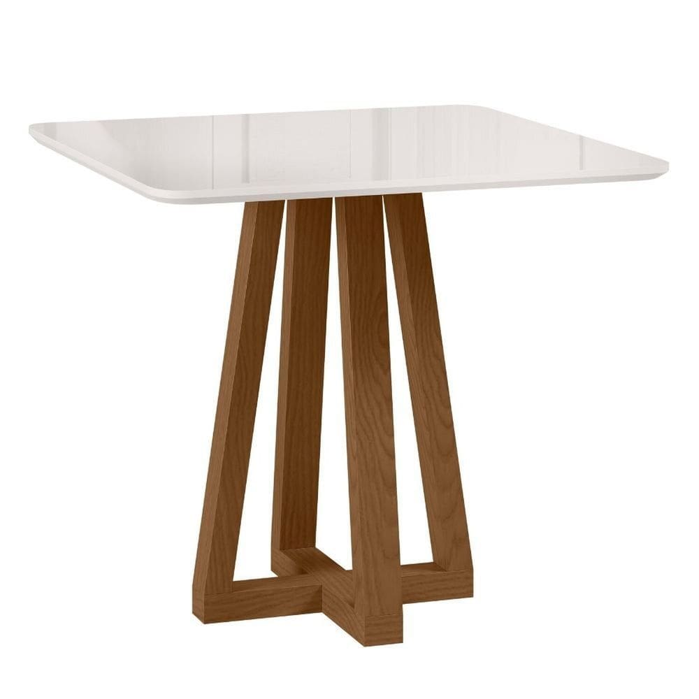 Mesa para Sala de Jantar Livia Piccola Âmbar/Off White