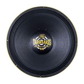 Alto Falante Eros E-18 18\" Target Bass Double Magnet 4k 2000w Rms 4 Ohms - Amarelo