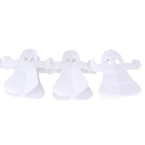 Corrente de Papel 3m Fantasma Halloween Play&Fun