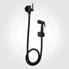 Ducha Higiênica Com Derivação Dn15 Mais Preto Fosco Perflex