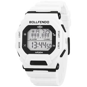 Relógio Digital Unissex Branco Resistente Água Moda Jovem 25