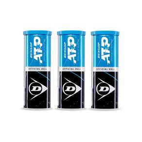 Bola de Tênis Dunlop ATP Official Ball Premium - 3 Tubos