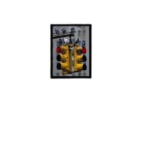 Quadro Fotografia Farol De Trânsito 24X18Cm - Com Vidro