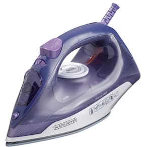 Ferro de Passar a Vapor 1200W Black Decker 340ml Lilas Branco 127V