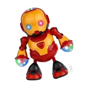 Robô Dançarino Com Luz E Som Brinquedo Infantil Interativo