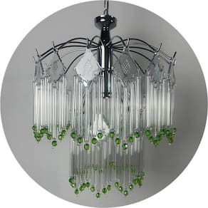 Luminária Vidro Pendente Iluminação Da Sala Estar E Quarto