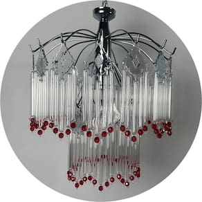 Luminária Vidro Pendente Iluminação Da Sala Estar E Quarto