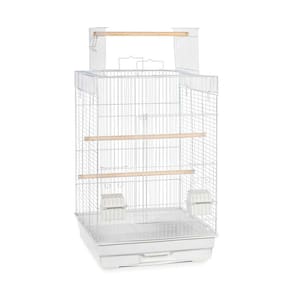 Abertura superior do Bird Cage Prevue para calopsitas brancas