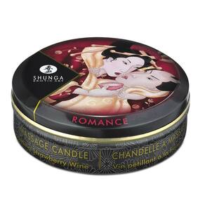 Vela de massagem Shunga Espumante de Morango 30mL