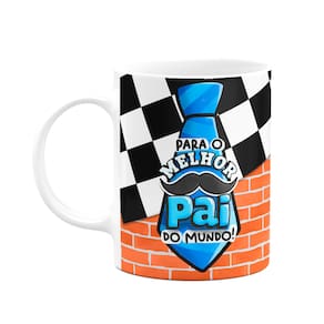 Caneca Pais - Para o melhor pai do mundo - Amigo e Herói