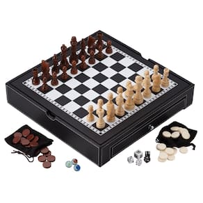 Conjunto de jogos de tabuleiro Mainstreet Classics Broadway 5 em 1 Combo