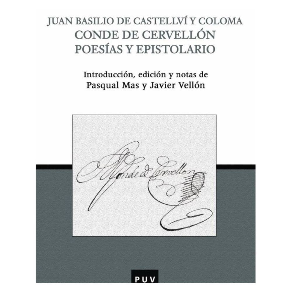 Juan Basilio de Castellví y Coloma Conde de Cervellón - Espanhol