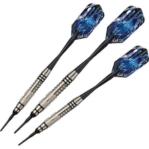 Dardos de ponta macia Viper Silver Thunder 18 g com 2 faixas serrilhadas