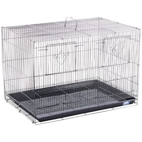 Gaiola de voo Prevue Hendryx SPF063 dividida em preto