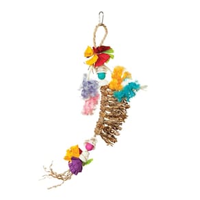 Brinquedo para pássaros Prevue Hendryx Tropical Teasers Knots of Fun 33 cm