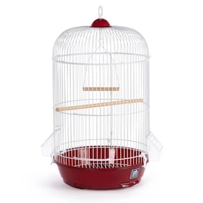 Bird Cage Prevue Hendryx Classic Round Red para pássaros pequenos