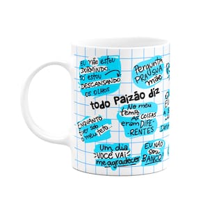 Caneca dia dos Pais - Todo paizão diz - 325ml - Branca