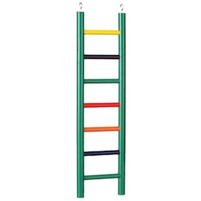 Escada de madeira para pássaros Prevue Hendryx 7 degraus com 38 cm de comprimento