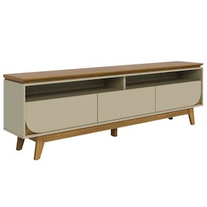 Rack Bancada Tv 75 Pol 3G 200 cm Selene Cumaru Opala MADETEC