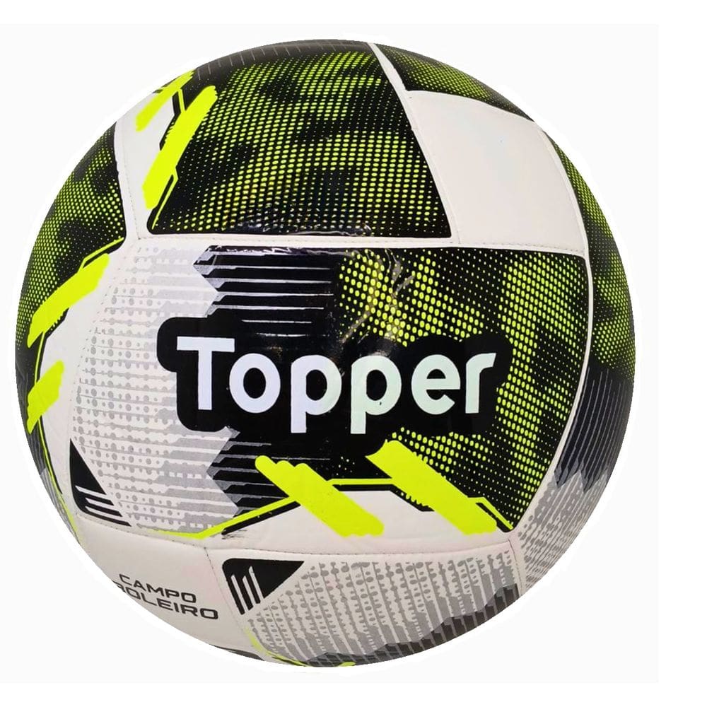 Bola Campo Topper Boleiro Imp - Preto/Verde